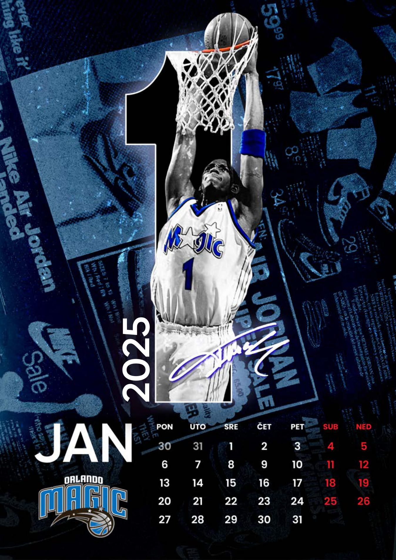 January — Tracy McGrady, Orlando Magic